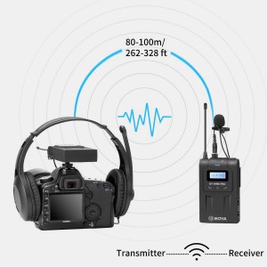 میکروفون یقه ای بی سیم بویا مدل TX8 Pro